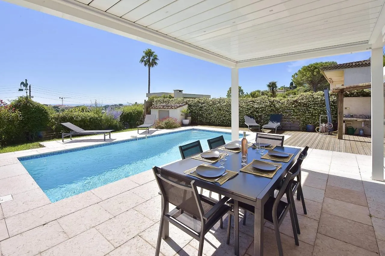 Family House With Swimming Pool & Sea View Villa Antibes